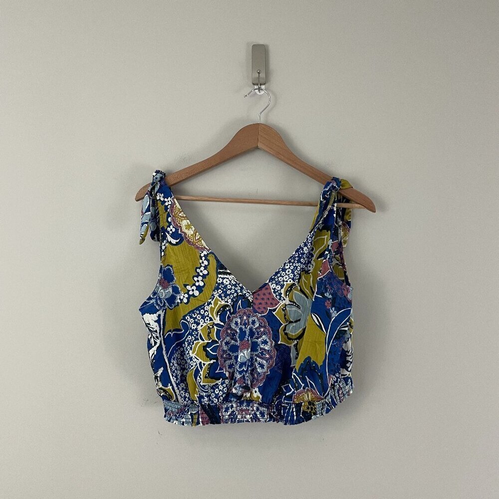 Intimately Free People Weekend in Montauk Tank Ocean Combo Size Large